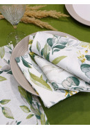 Набор салфеток Усадьба Лиана белый желтый зеленый