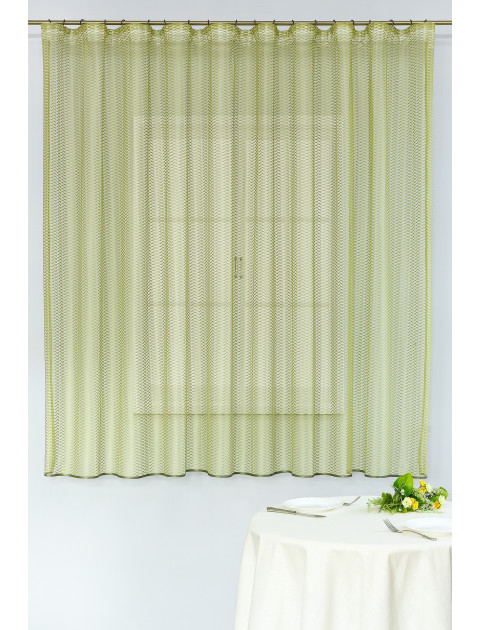 Тюль сетка Nova baklavav4033 зеленый