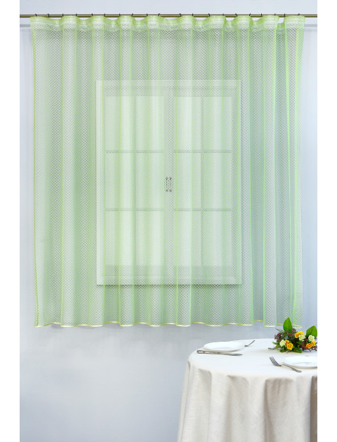 Тюль сетка Nova baklava салатовый