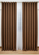 Комплект штор "Milan" kisav58 коричневый