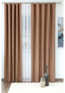 Комплект штор Софт 14024 v 7182, коричневый