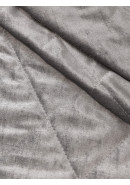 Покрывало плед серый бархат блестящий Покрывало плед серый бархат блестящий