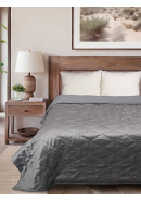 Покрывало плед серый бархат блестящий Покрывало плед серый бархат блестящий