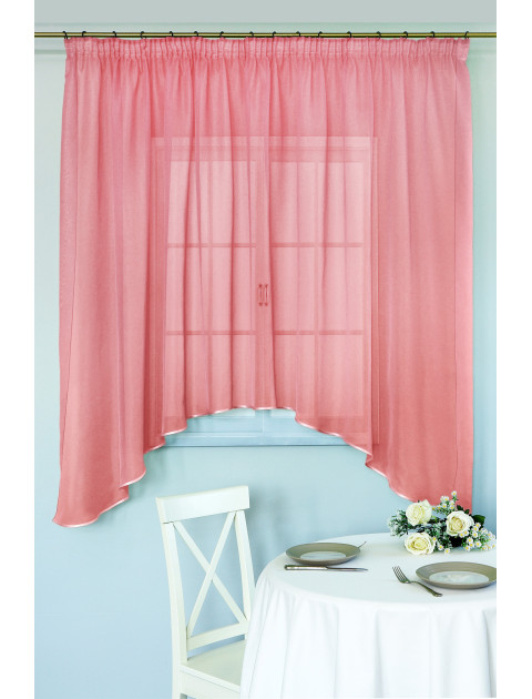 Тюль Арка Диана розовый