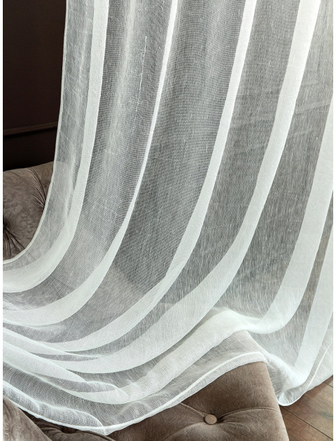 Тюль под лен Dolly Elsy Lenov201 молочный