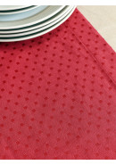 Дорожка декоративная с рисунком для сервировки стола Adeco бордовый