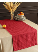 Дорожка декоративная с рисунком для сервировки стола Adeco бордовый