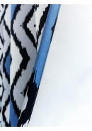 Комплект штор Рома блэкаут серый черный синий