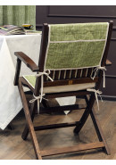 Накидка-чехол на стул со спинкой Усадьба Гренни зеленый