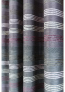 Шторы для кухни Дарама stripes 3440 v 111, серый, сиреневый