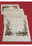 Дорожка декоративная Хвоя лен серо-бежевый Дорожка декоративная Хвоя лен серо-бежевый