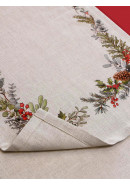 Дорожка декоративная Хвоя лен серо-бежевый Дорожка декоративная Хвоя лен серо-бежевый