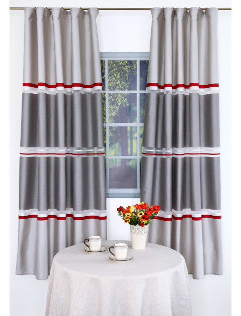 Комплект облегченных штор "Дарама" 22800кv02, серый