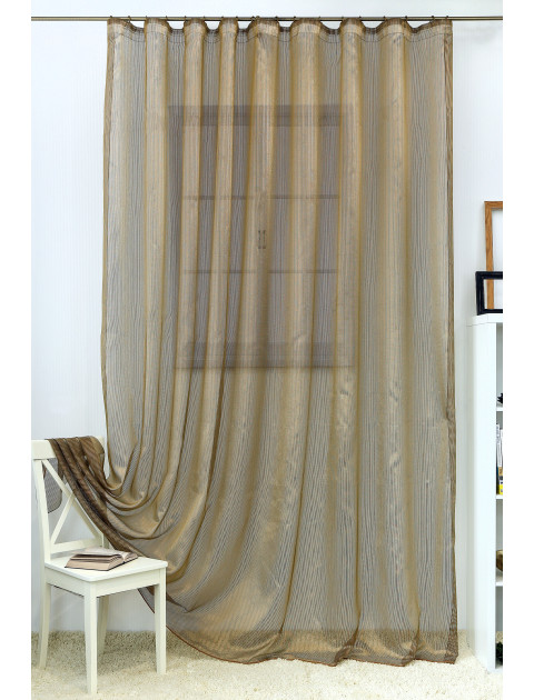 Тюль Античное золото 7810valtin коричнево-золотой