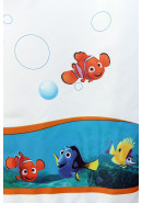 Комплект штор Nemo 23537v1801 терракотовый манжет белый синий
