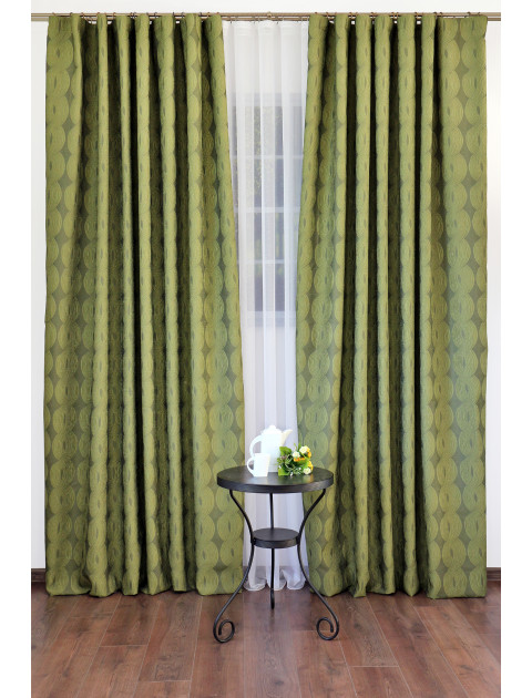 Комплект штор "Дарама" 55603, зеленый