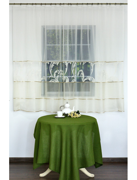 Тюль "Либретто", молочный