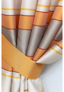 Комплект облегченных штор Дарама lungs 13643v06 серый оранжевый