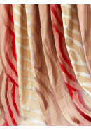 Штора с жаккардовым рисунком Марсель 536067v111 коричнево-бежевый бордовый