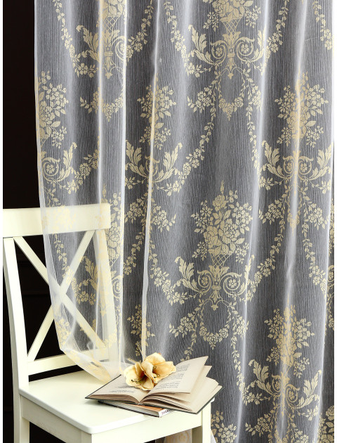 Тюль Батист Sama молочный песочный