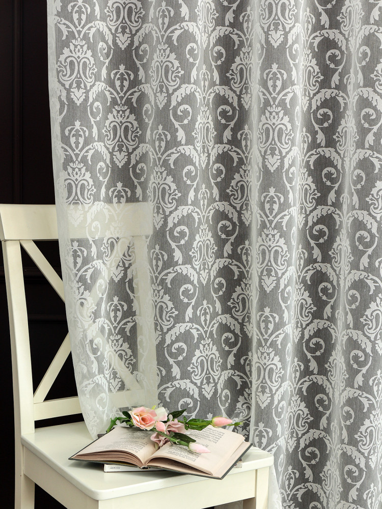 Тюль Devore Premium Marina Devore 1440v33 молочный Тюль Devore Premium Marina Devore 1440v33 молочный