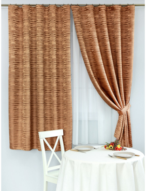 Шторы Oreon Adeco бронзовый