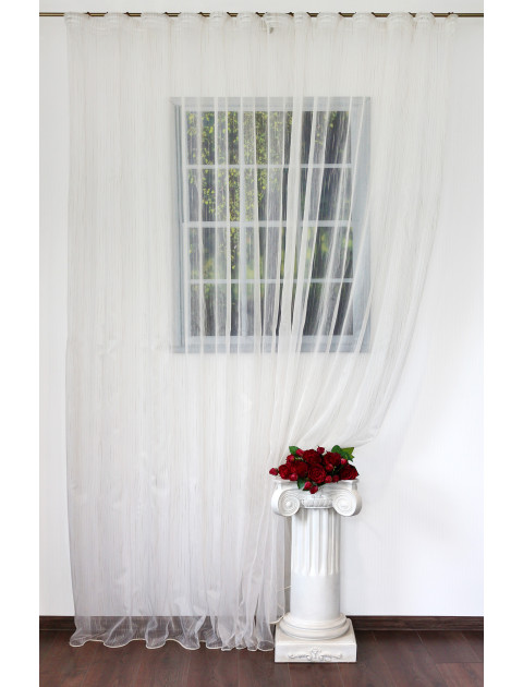 Тюль органза Шармель, бежевый