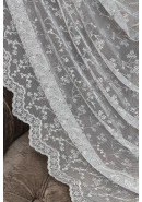 Тюль сетка-вышивка 14190v7091 серый
