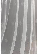 Тюль сетка-вышивка 25727v7091 серый