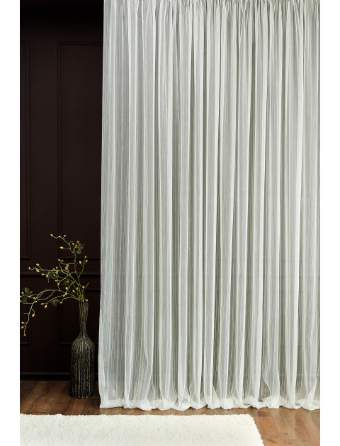 Тюль в полоску Patrav99 krem молочный