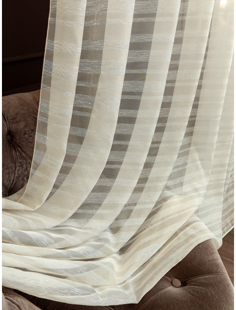 Тюль под лен Dolly 15103ARv07 кремовый