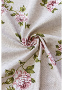 Скатерть Усадьба Версальские сады бежевый розовый