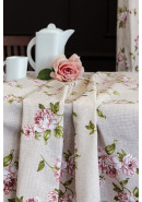 Скатерть Усадьба Версальские сады бежевый розовый