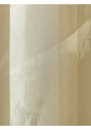 Комплект штор с жаккардовым рисунком Марсель без подхватов сливочный