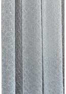 Тюль сетка-вышивка 17059v2538 белый серебристый 