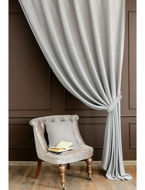 Штора с подхватом "Petra" petran v 16 темно-серый