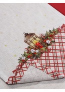 Дорожка декоративная Фонарь лен серо-бежевый Дорожка декоративная Фонарь лен серо-бежевый