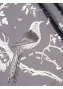 Скатерть Утро в саду габардин темно-серый Скатерть Утро в саду габардин темно-серый