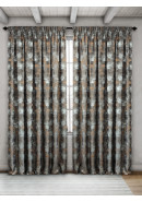 Комплект жаккардовых штор Вивальди Italyav1487 серебристый темно-серый