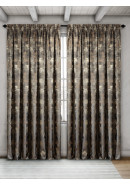 Комплект жаккардовых штор Вивальди Italyav1462 золотистый темно-серый
