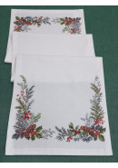 Дорожка декоративная Хвоя хлопок белый Дорожка декоративная Хвоя хлопок белый