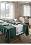 Дорожка декоративная Хвоя хлопок белый Дорожка декоративная Хвоя хлопок белый